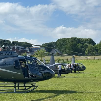 Per helikopter naar betere gesprekken. — ALSO Nederland, Exclusieve managementtweedaagse in Zuid-Limburg. door evenementenbureau Ik wil Kippenvel